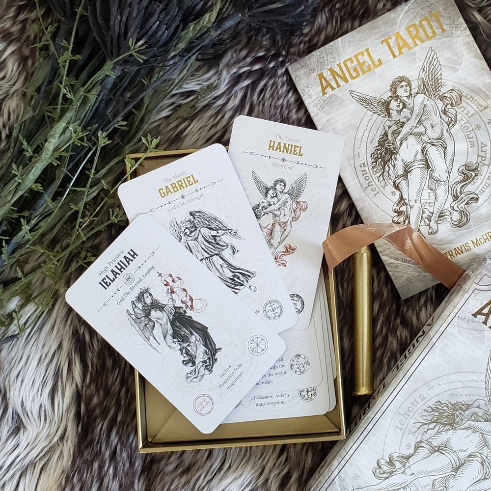 Angel Tarot card set by Travis McHenry